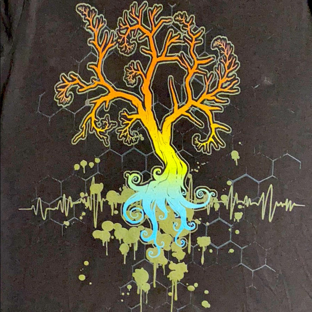 Chocolate Rainbow Tree of Life Tee